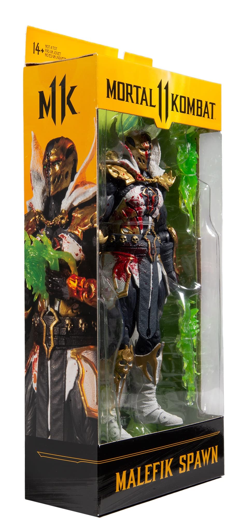 McFarlane Toys Mortal Kombat Malefik Spawn Bloody Disciple 7-Inch Figure – Ultra Articulation & Accessories