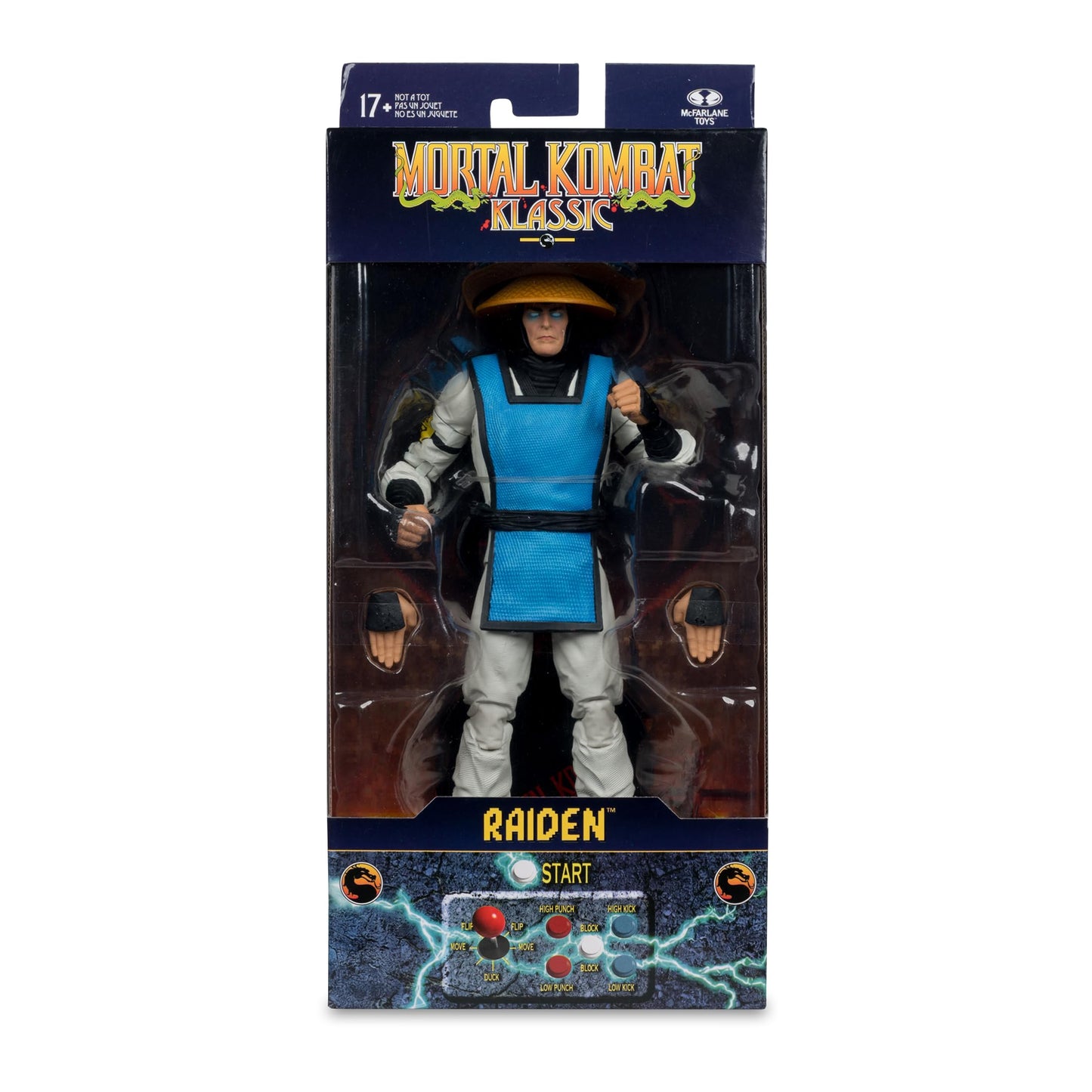 McFarlane Toys Mortal Kombat Klassic Raiden 7in Action Figure