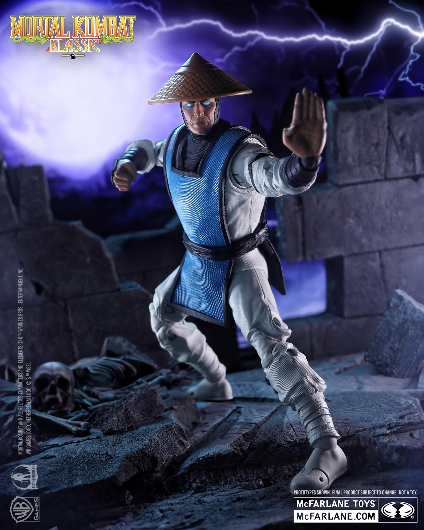 McFarlane Toys Mortal Kombat Klassic Raiden 7in Action Figure