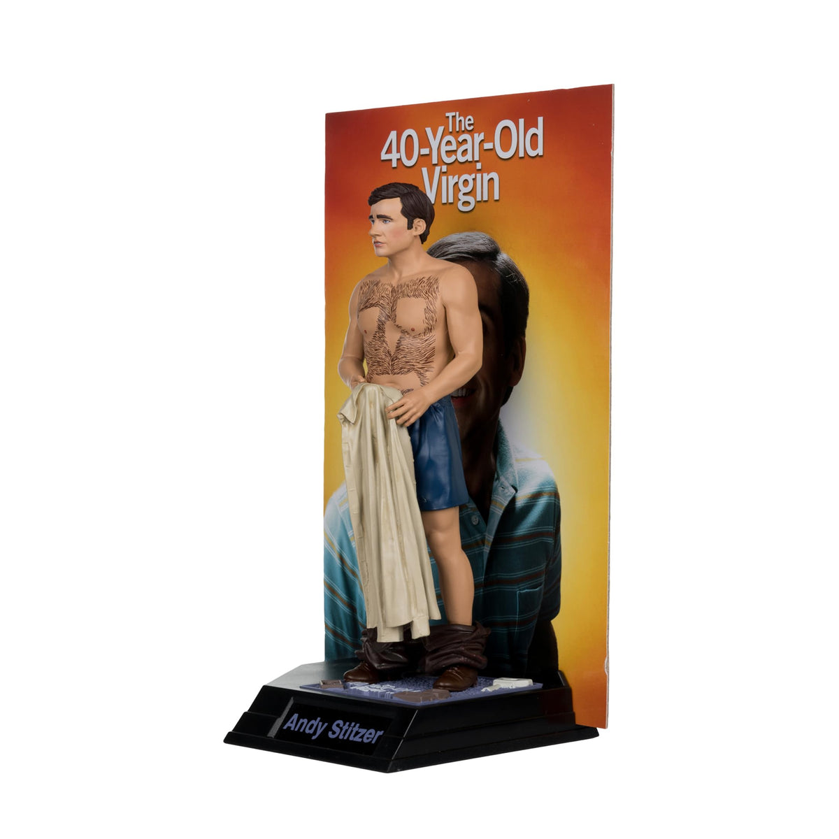 McFarlane Toys Movie Maniac Andy Stitzer 6in Posed Figure | The 40-Year-Old Virgin