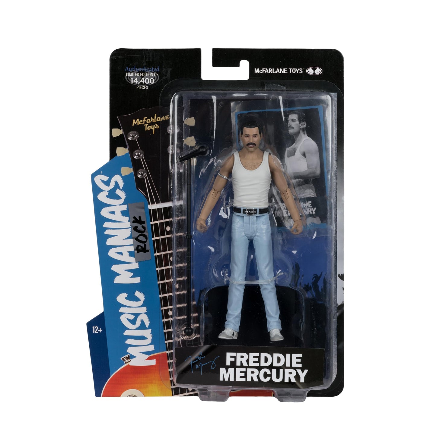 McFarlane Toys Music Maniacs Rock Freddie Mercury 6-Inch Action Figure – Live Aid 1985