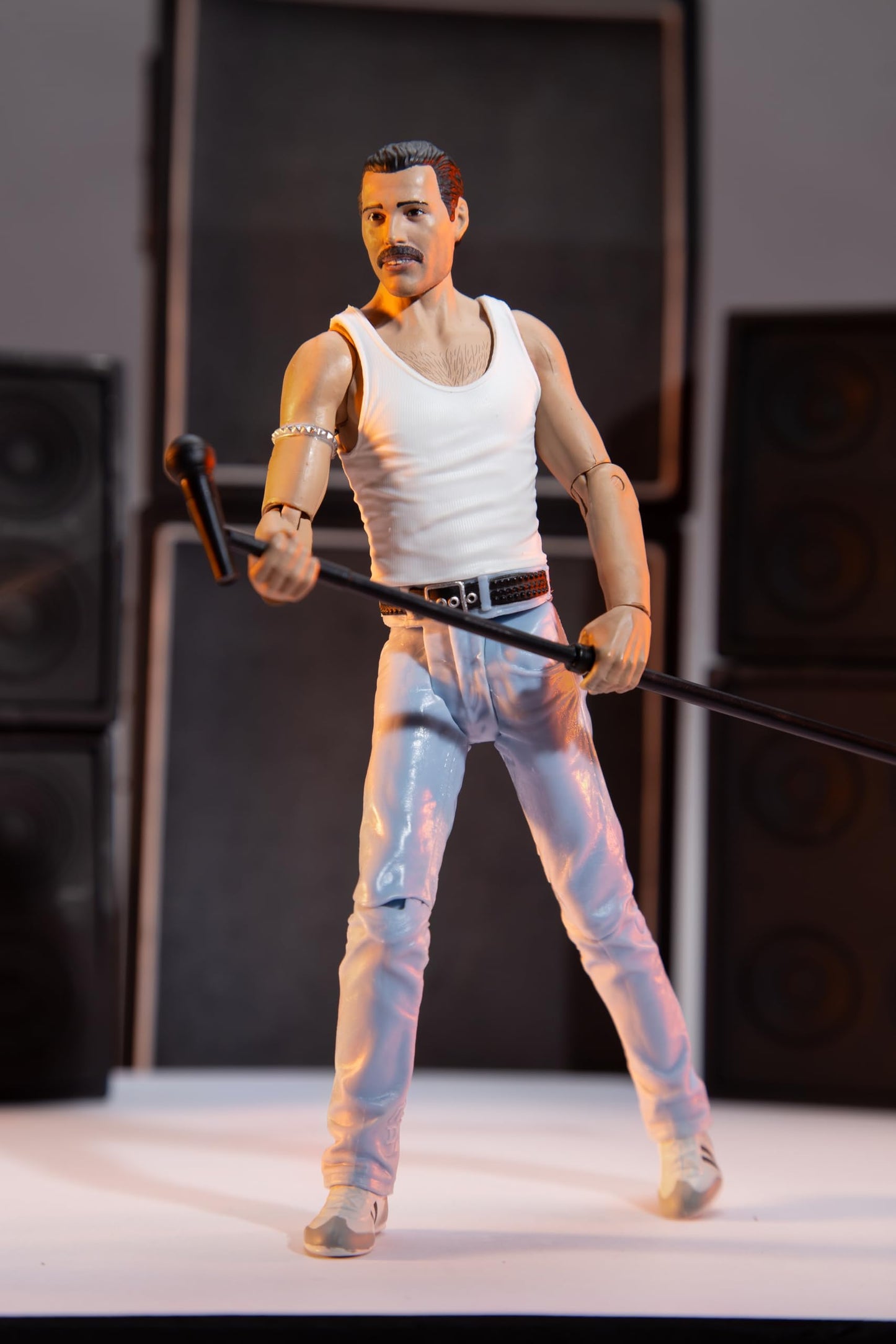 McFarlane Toys Music Maniacs Rock Freddie Mercury 6-Inch Action Figure – Live Aid 1985