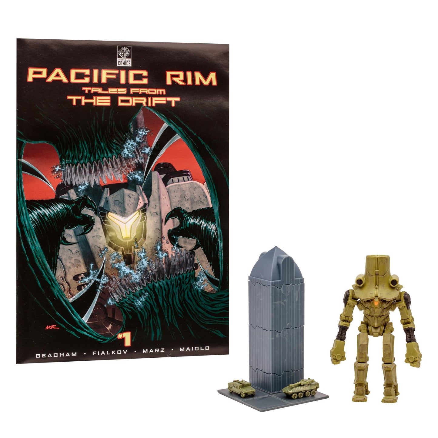 McFarlane Toys Pacific Rim Cherno Alpha 4-Inch Figure Playset + Comic