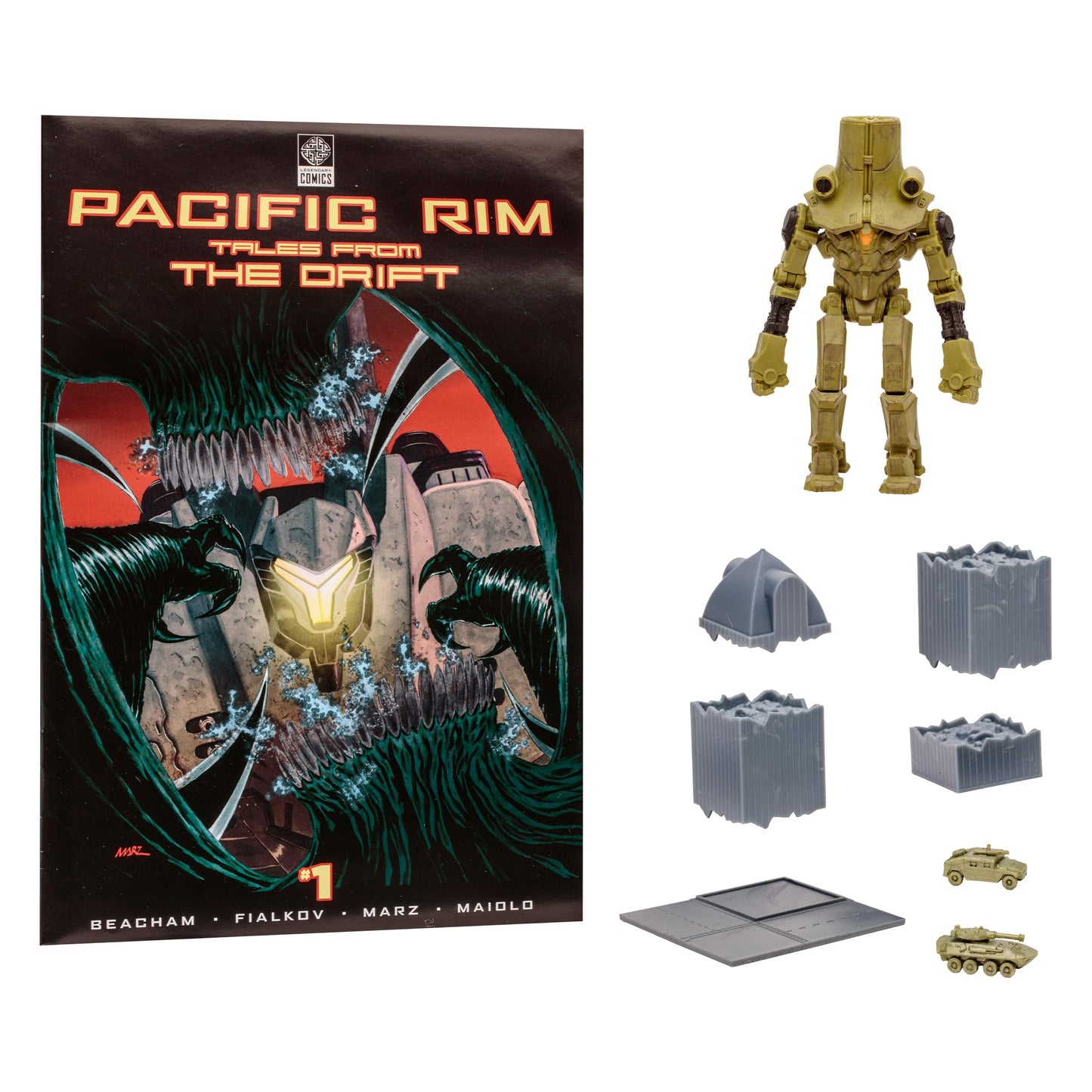 McFarlane Toys Pacific Rim Cherno Alpha 4-Inch Figure Playset + Comic