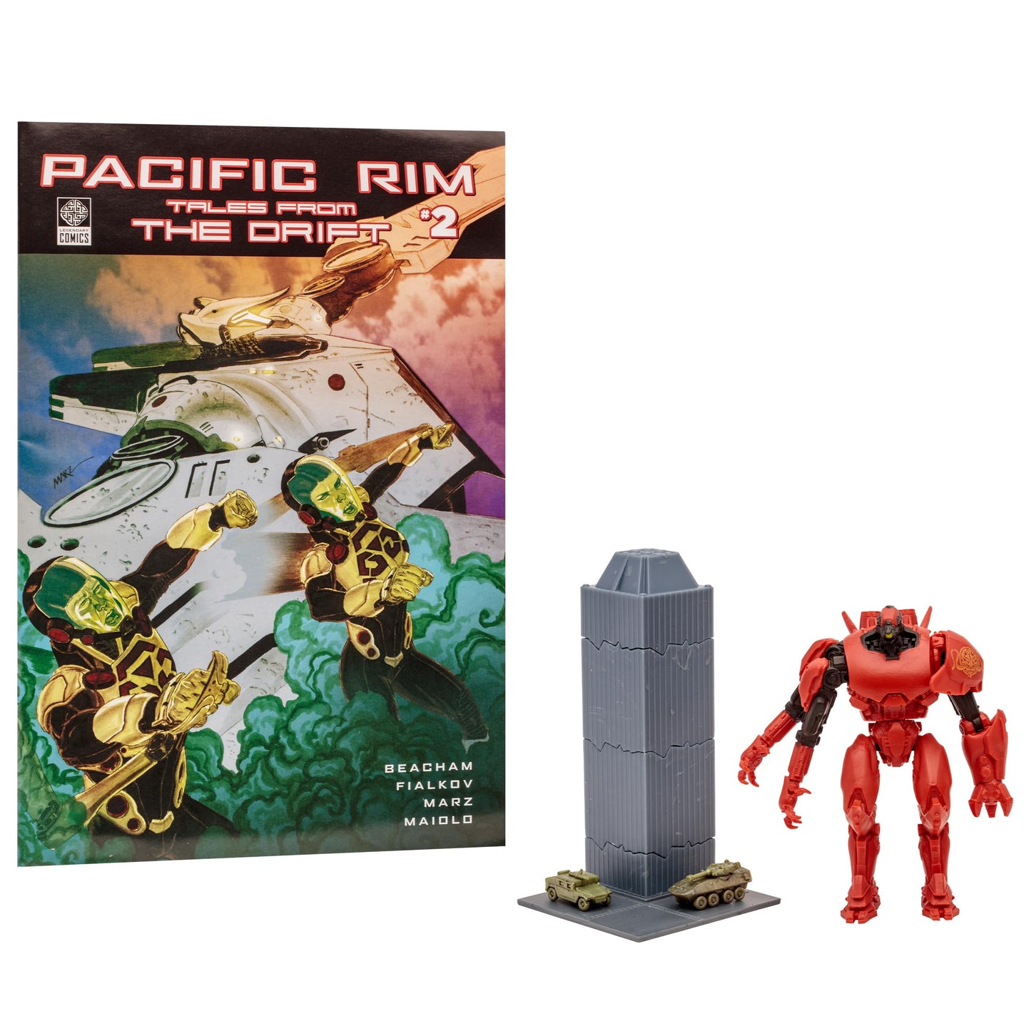 McFarlane Toys Pacific Rim Crimson Typhoon 4-In Figure Playset + Comic