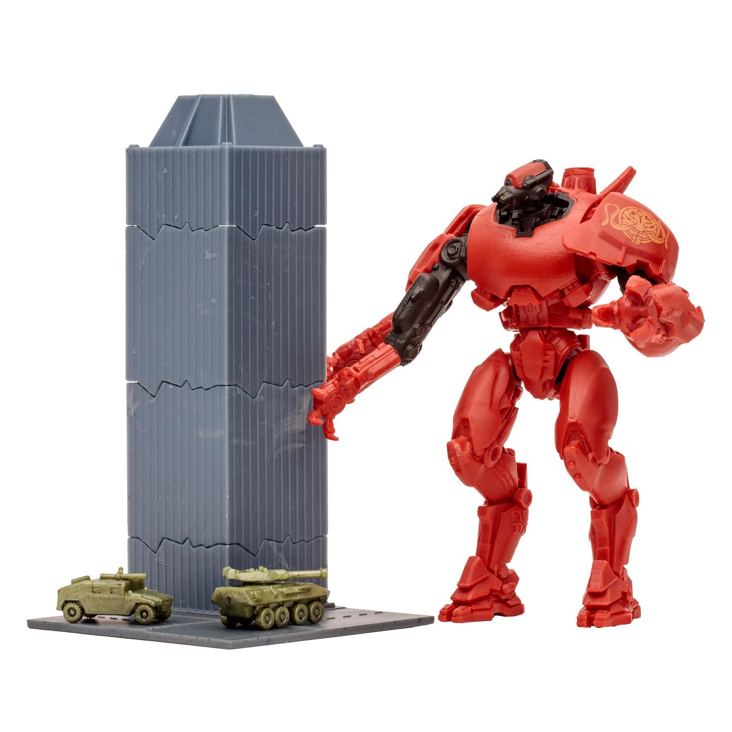 McFarlane Toys Pacific Rim Crimson Typhoon 4-In Figure Playset + Comic