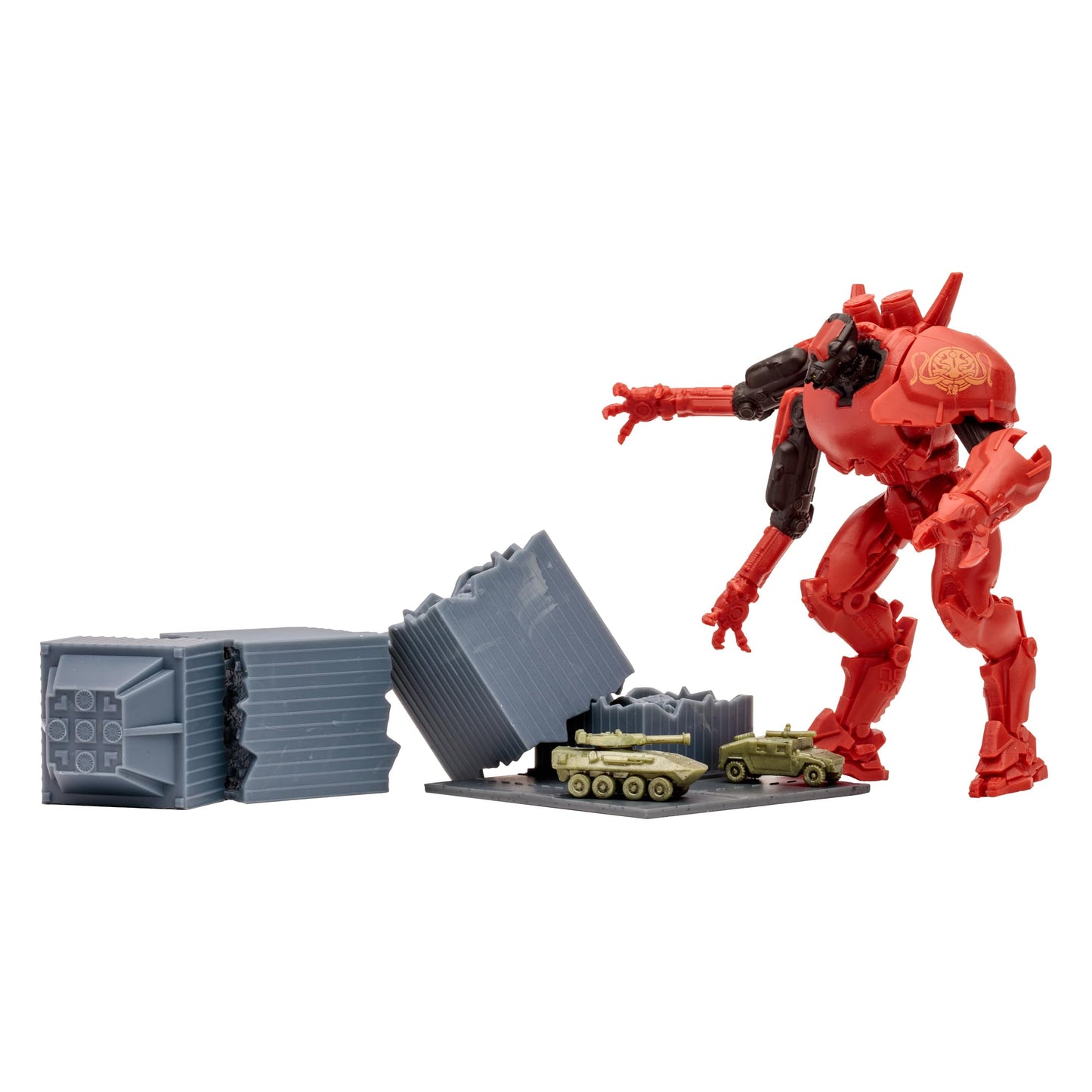 McFarlane Toys Pacific Rim Crimson Typhoon 4-In Figure Playset + Comic