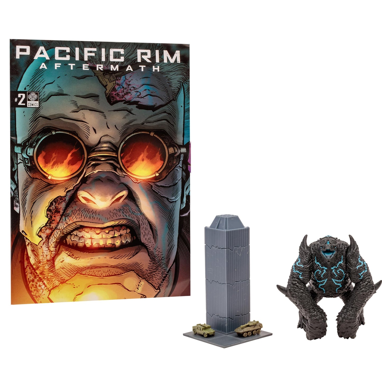 McFarlane Toys Pacific Rim Leatherback Kaiju 4-Inch Figure Playset with Comic