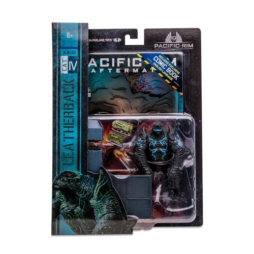 McFarlane Toys Pacific Rim Leatherback Kaiju 4-Inch Figure Playset with Comic