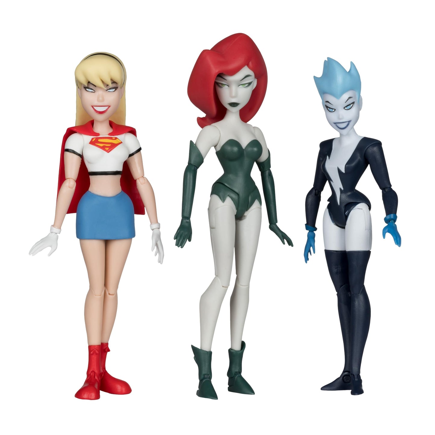 McFarlane Toys The New Batman Adventures Poison Ivy Live Wire Supergirl 3pk Gold Label – Girls' Night Out