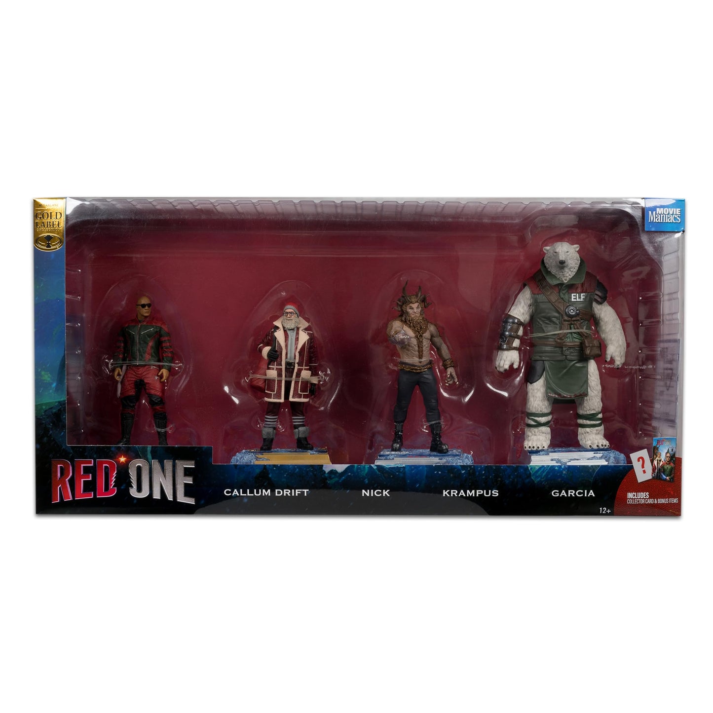 McFarlane Toys Red One 6in Figure 4-Pack – Callum Drift, Nick, Garcia & Krampus | Gold Label Amazon Exclusive
