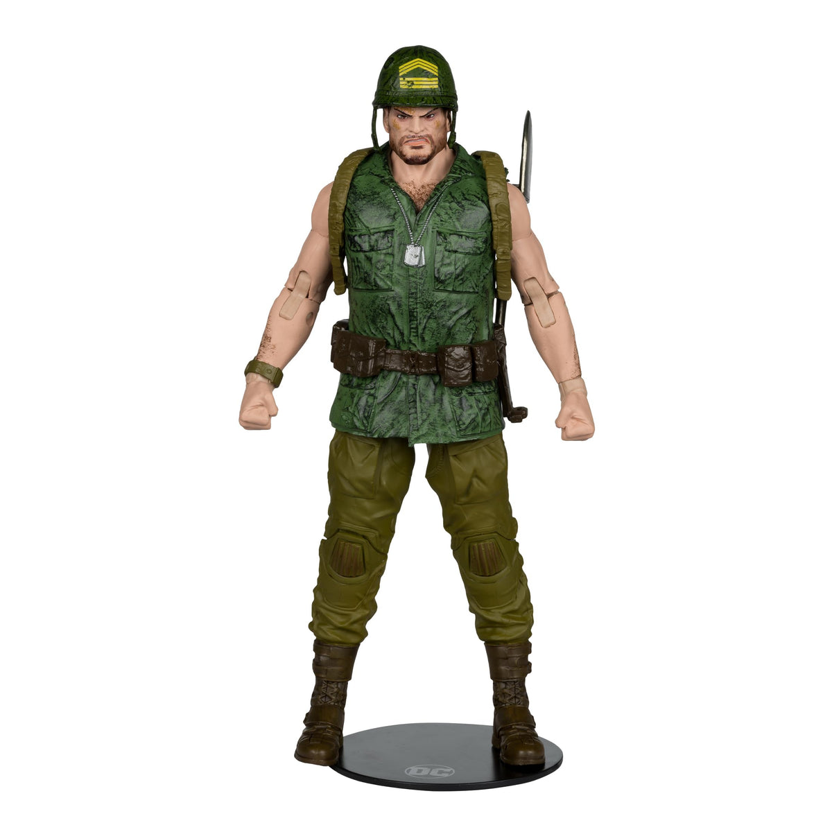 McFarlane Toys DC Multiverse Sergeant Rock (DC Classic) 7-inch Figure – Collector Edition #14 (Style May Vay)