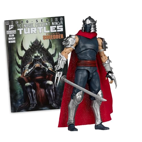 McFarlane Toys Shredder 5in Action Figure – TMNT Page Punchers with Exclusive Comic