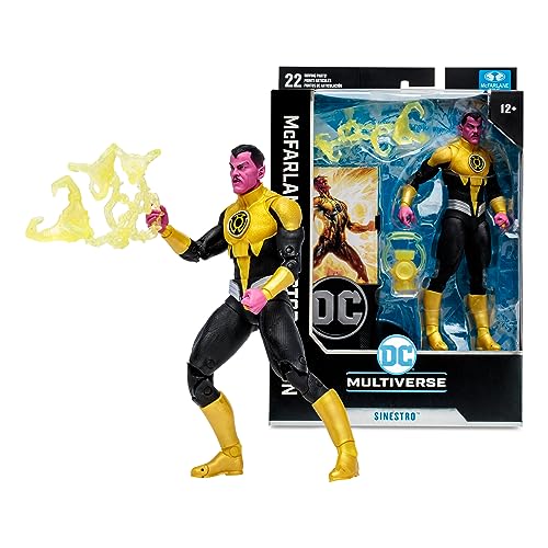 McFarlane Toys DC Multiverse Sinestro Collector Edition 7in Figure - Style May Vary