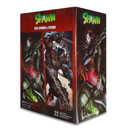 McFarlane Toys Spawn She-Spawn & Cygor 2-Pack – Gold Label Amazon Exclusive