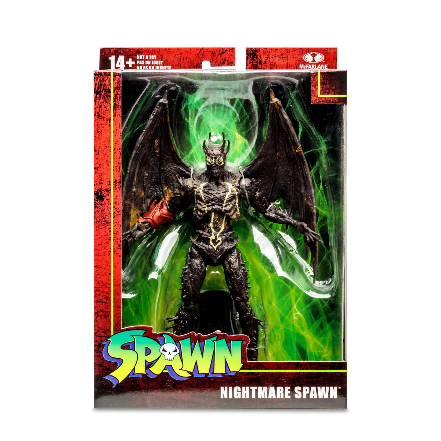McFarlane Toys Spawn 7-Inch Nightmare Spawn Figure WV4 | Ultra Articulation & Wings