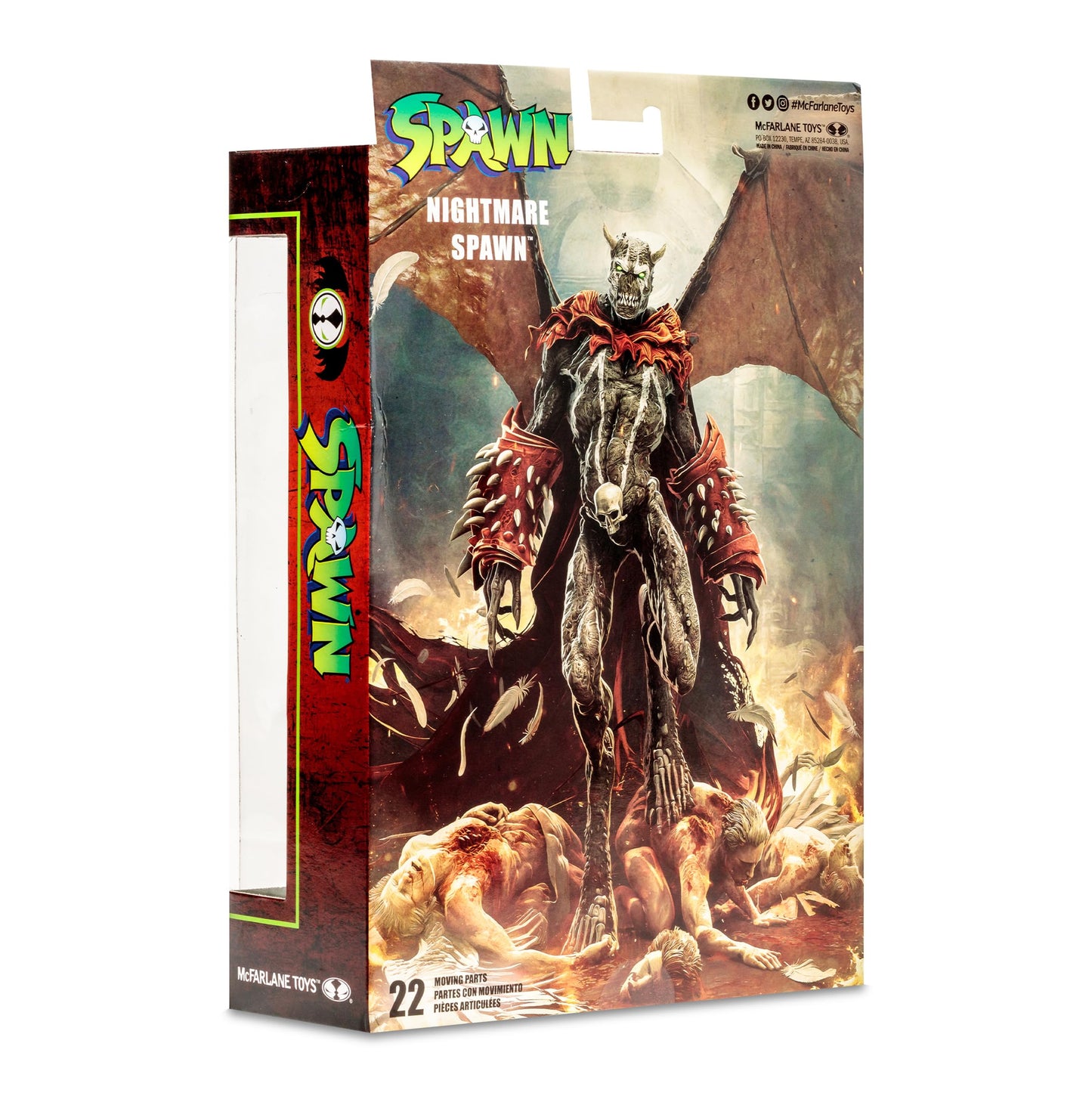 McFarlane Toys Spawn 7-Inch Nightmare Spawn Figure WV4 | Ultra Articulation & Wings