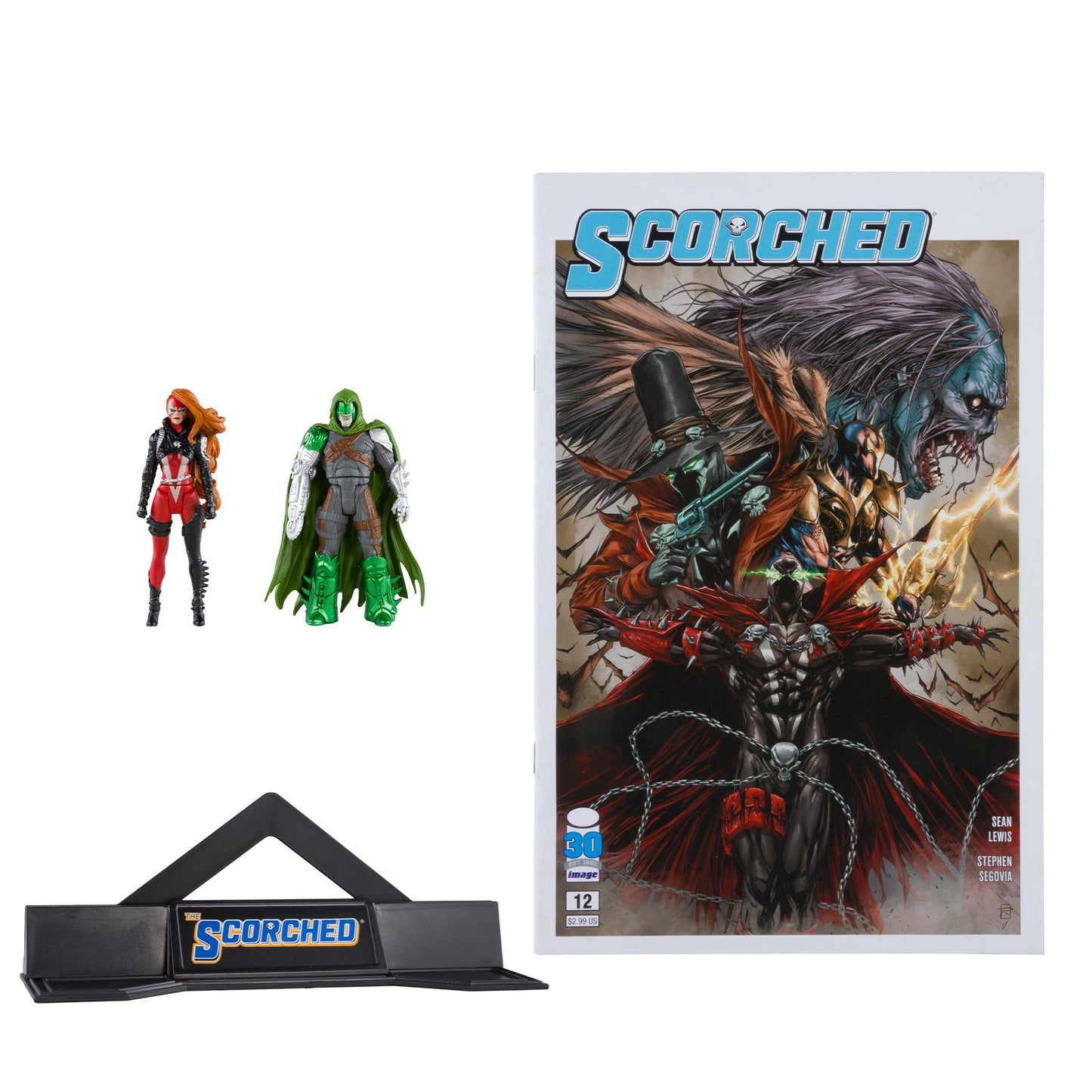 McFarlane Toys Spawn Page Punchers 2pk — She-Spawn & Curse 3in Figures