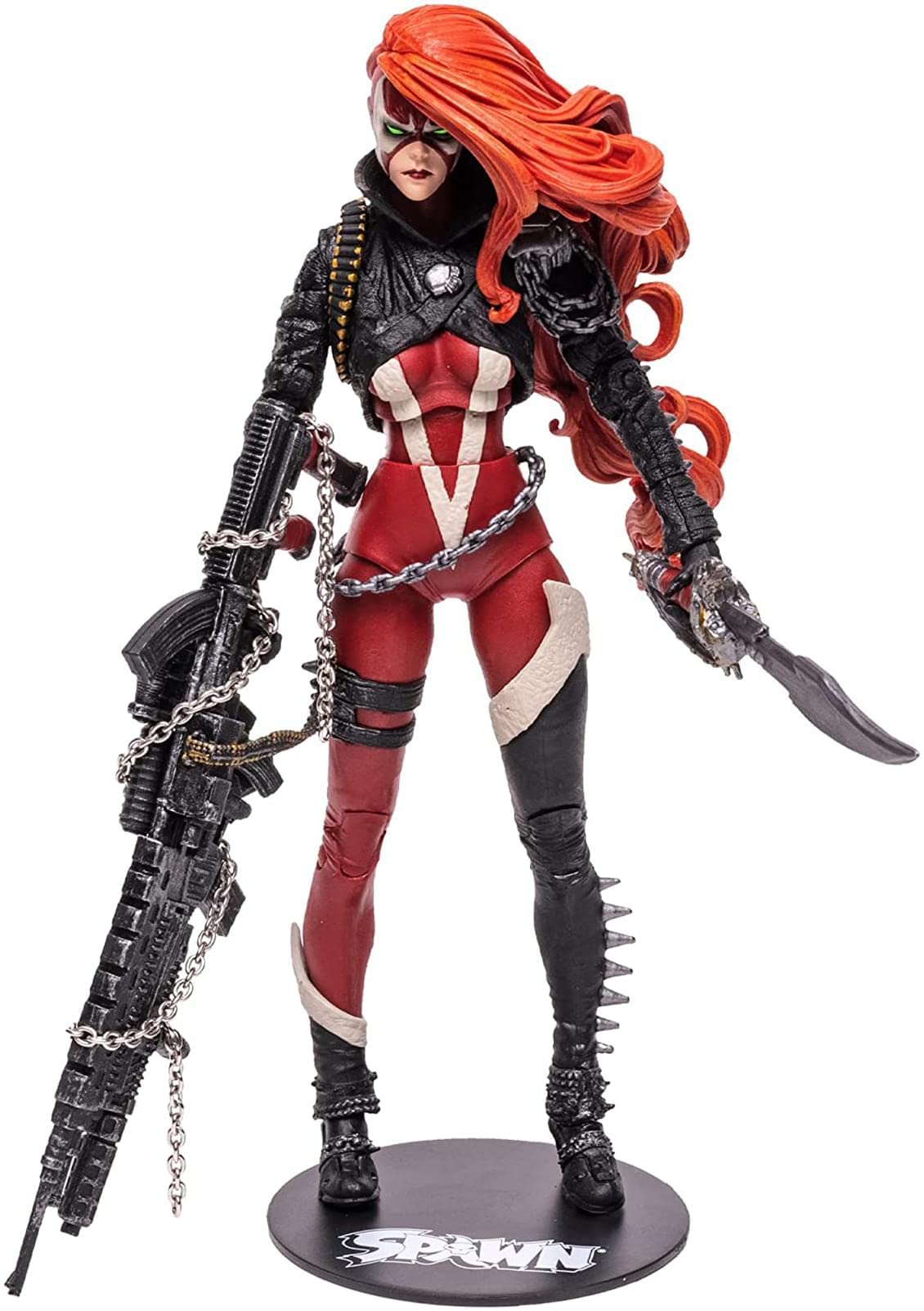 McFarlane Toys Spawn She Spawn 7in Deluxe Box Set – 22-Point Articulation & Eight Accessories