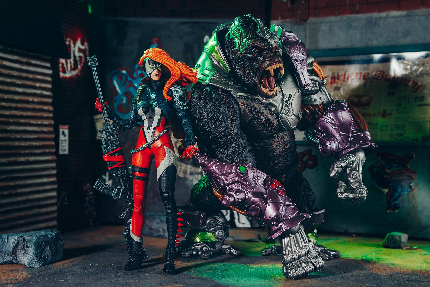 McFarlane Toys Spawn She-Spawn & Cygor 2-Pack – Gold Label Amazon Exclusive