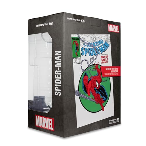 McFarlane Toys Spider-Man 1:6 Scale Figure with Scene – Inspired by Amazing Spider-Man #301