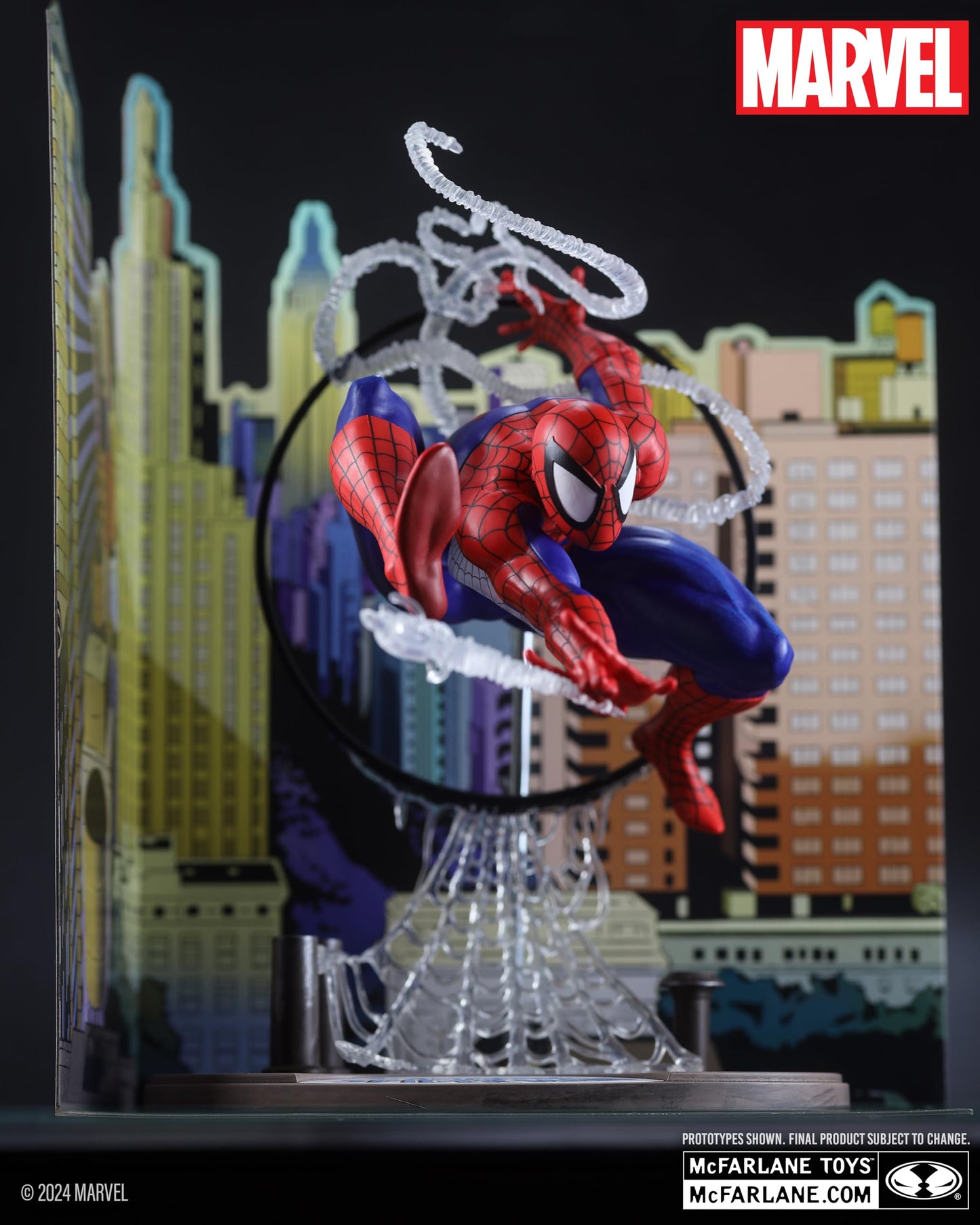 McFarlane Toys Spider-Man 1:6 Scale Figure with Scene – Inspired by Amazing Spider-Man #301
