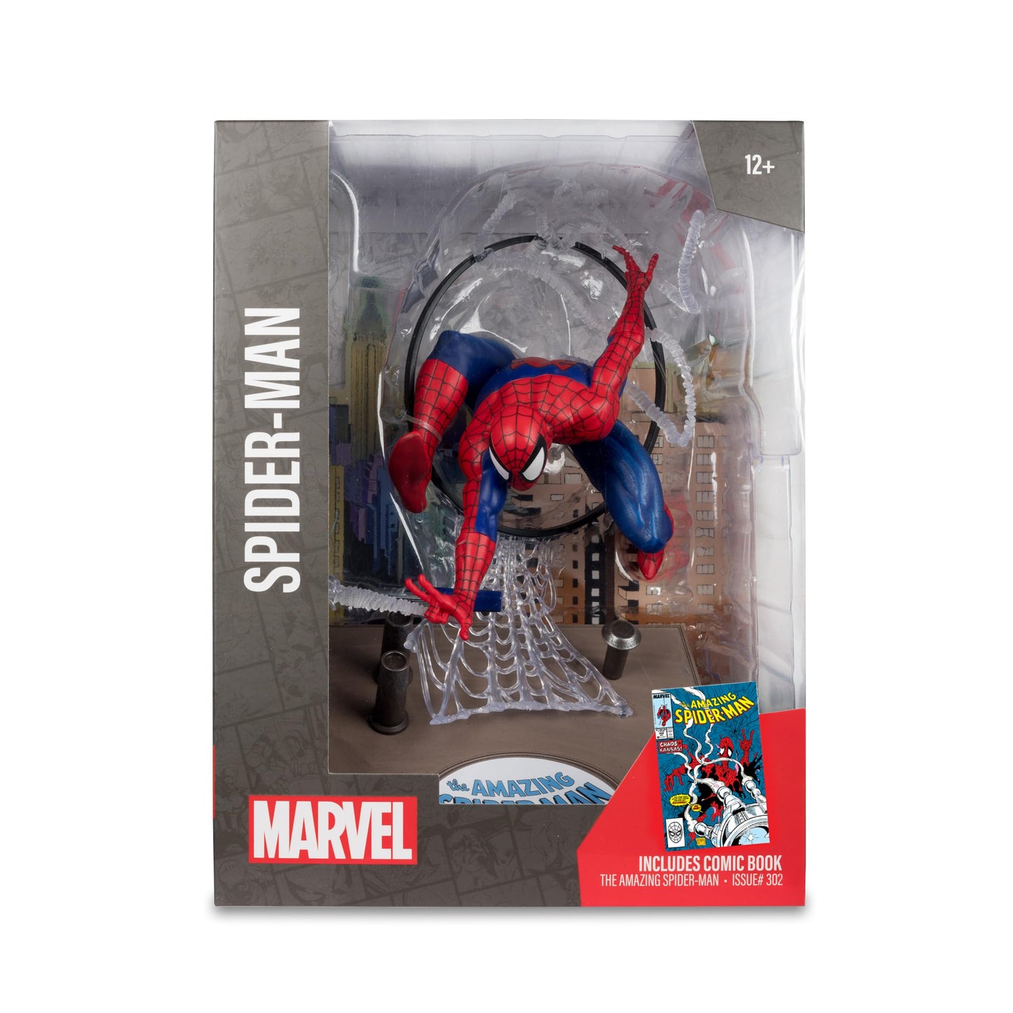 McFarlane Toys Spider-Man 1:6 Scale Figure with Scene – Inspired by Amazing Spider-Man #301