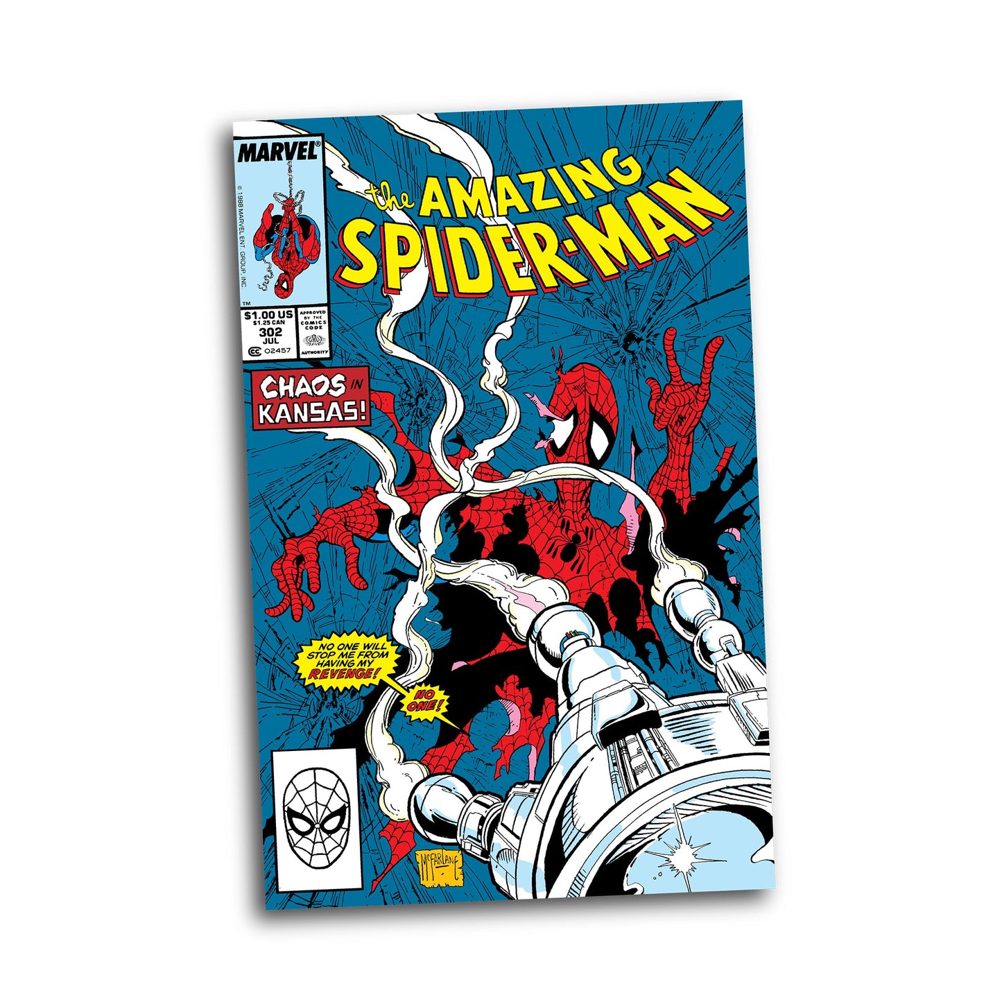 McFarlane Toys Spider-Man 1:6 Scale Figure with Scene – Inspired by Amazing Spider-Man #301