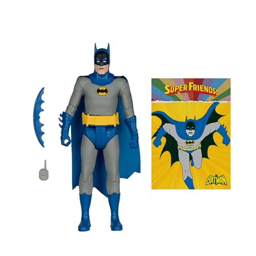 McFarlane Toys DC Retro Bizarro Batman (Super Friends) 6in Action Figure – Collectible Retro DC Hero