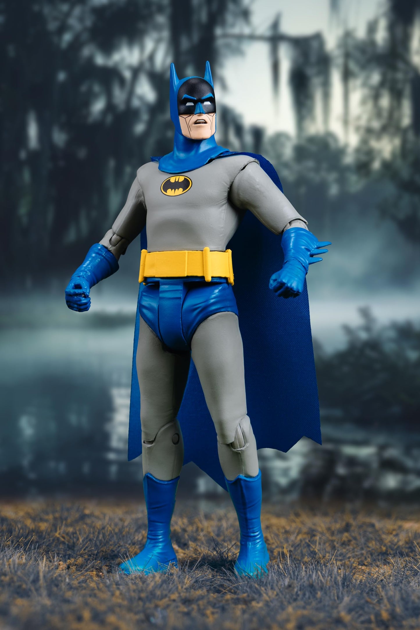 McFarlane Toys DC Retro Bizarro Batman (Super Friends) 6in Action Figure – Collectible Retro DC Hero