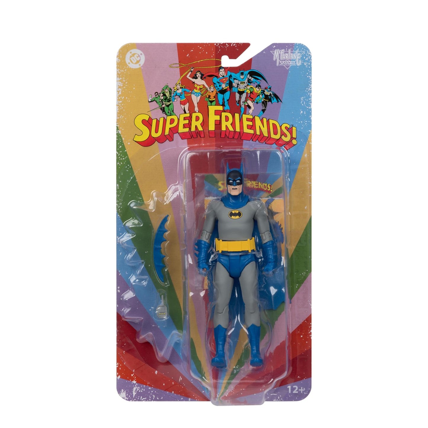 McFarlane Toys DC Retro Bizarro Batman (Super Friends) 6in Action Figure – Collectible Retro DC Hero