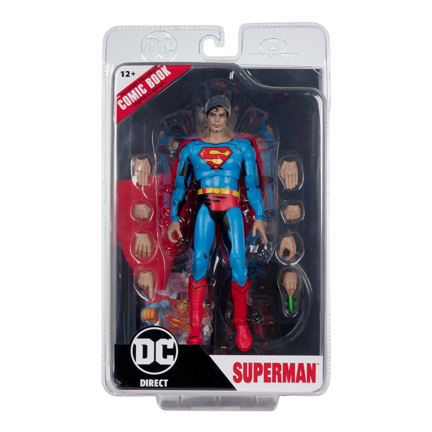 McFarlane Toys DC Direct Page Punchers Superman (Superman ’78) – 7-Inch Figure with Comic