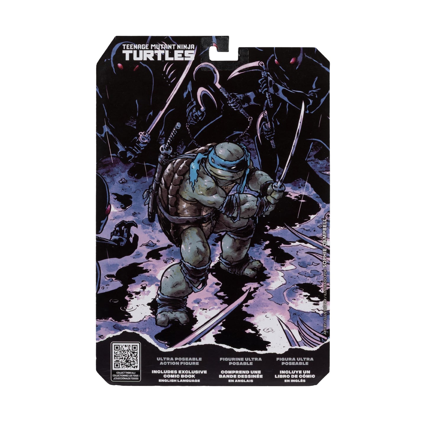 McFarlane Toys TMNT Leonardo 5in Action Figure with Exclusive Page Punchers Comic