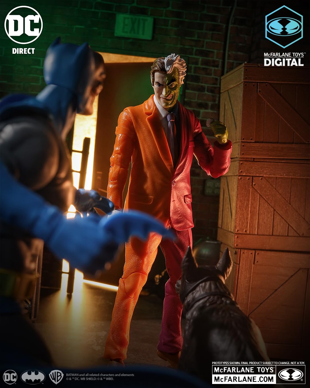 Two-Face (DC: The Silver Age) 7-inch Figure | McFarlane Toys with Digital Collectible