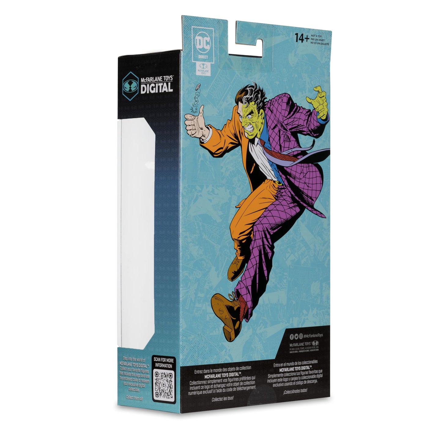 Two-Face (DC: The Silver Age) 7-inch Figure | McFarlane Toys with Digital Collectible