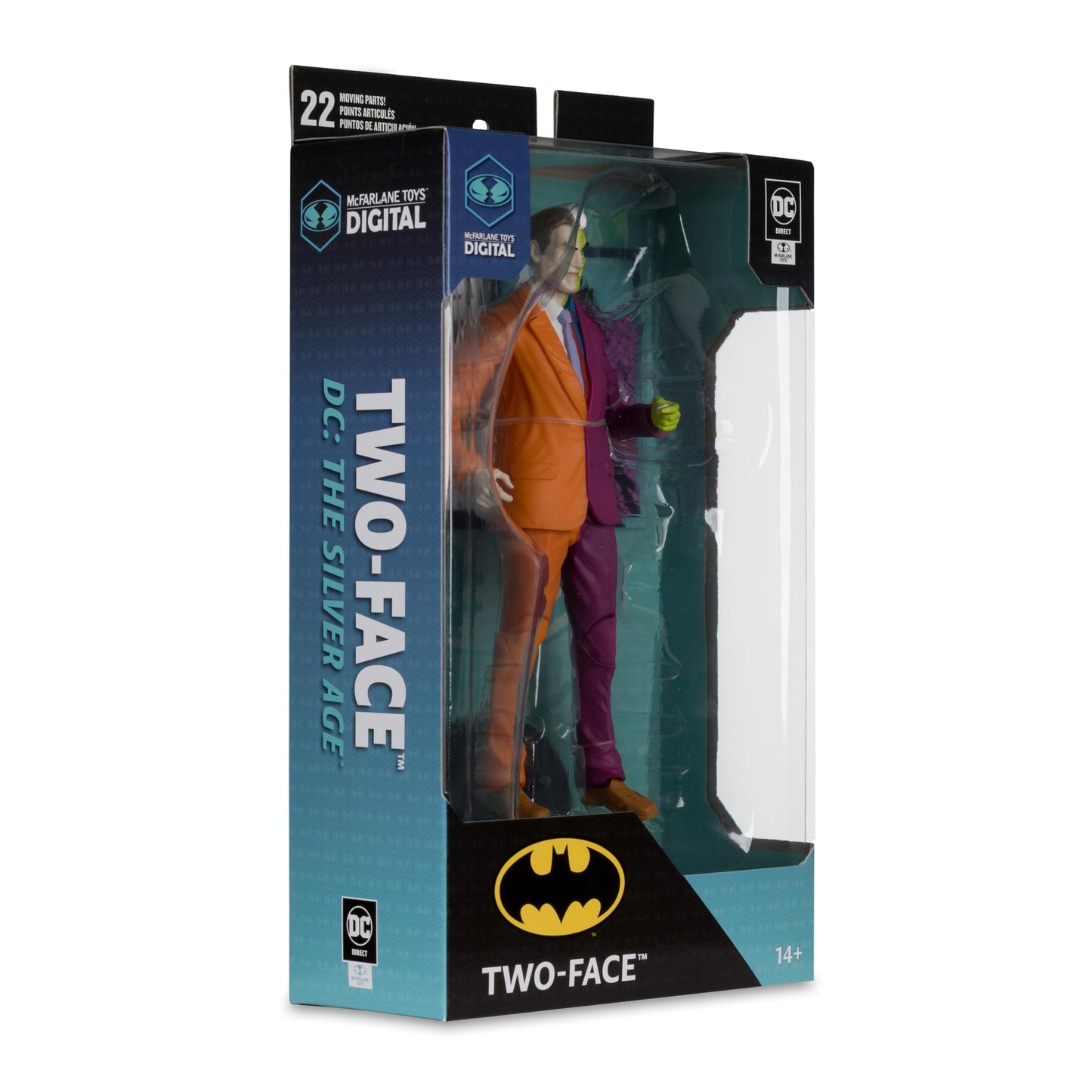 Two-Face (DC: The Silver Age) 7-inch Figure | McFarlane Toys with Digital Collectible