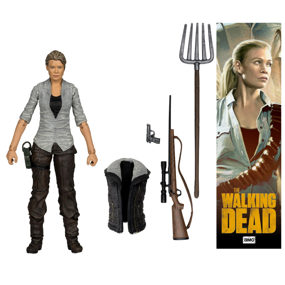 McFarlane Toys The Walking Dead Andrea 5in Action Figure – Collectible Figure