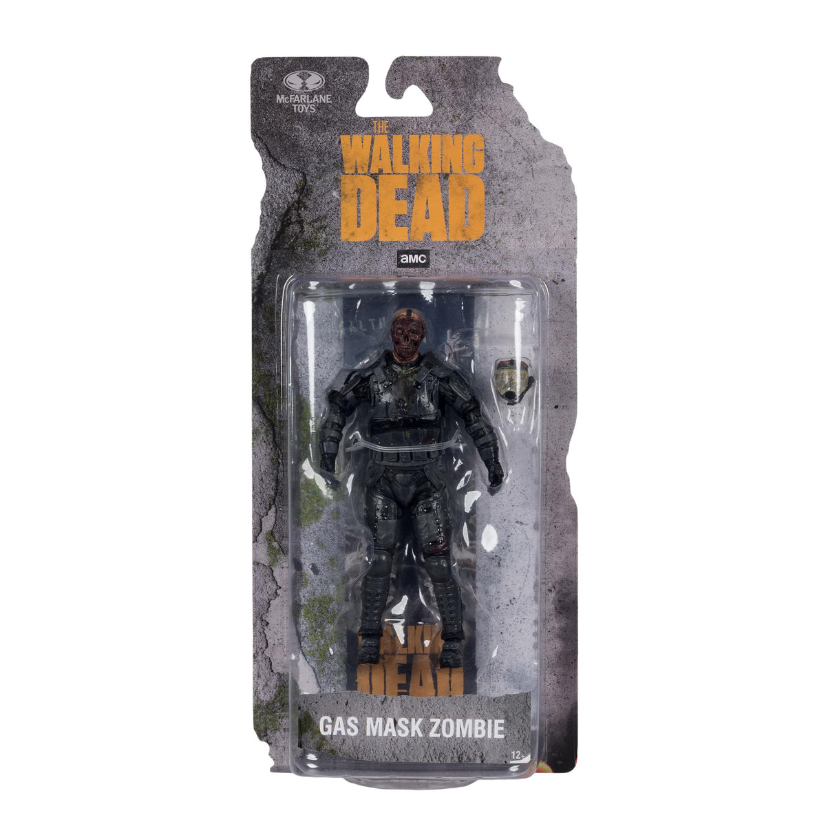 McFarlane Toys Walking Dead Riot Gear Gas Mask Zombie 5in Action Figure