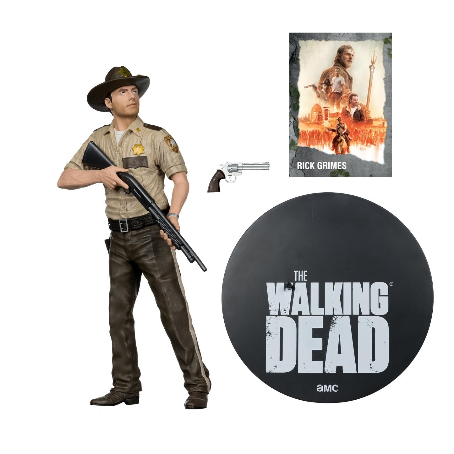 McFarlane Toys The Walking Dead Rick Grimes 1:8 Scale Posed Figure