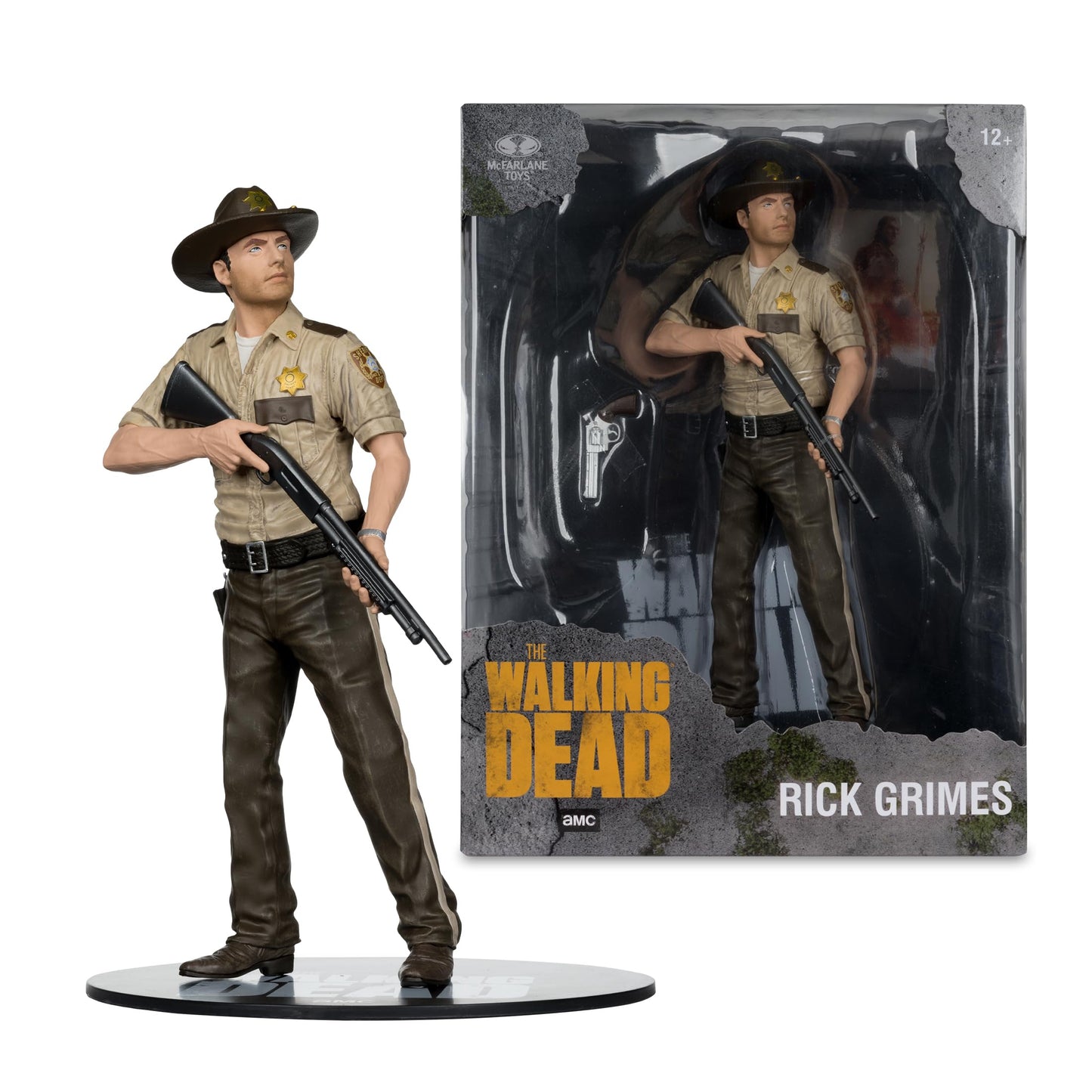 McFarlane Toys The Walking Dead Rick Grimes 1:8 Scale Posed Figure
