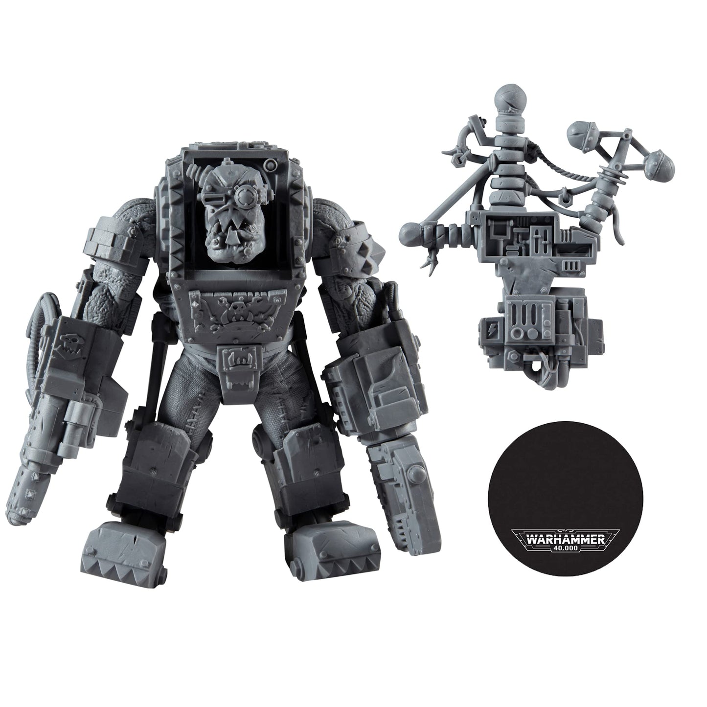 McFarlane Toys Warhammer 40,000 Ork Big Mek Mega Action Figure – Artist Proof, 7-Inch Scale