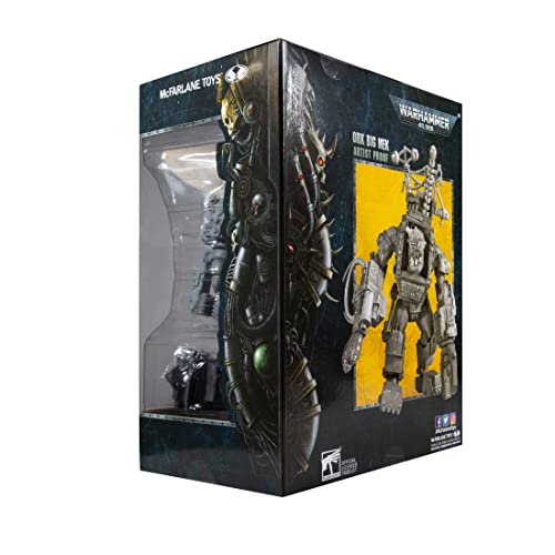 McFarlane Toys Warhammer 40,000 Ork Big Mek Mega Action Figure – Artist Proof, 7-Inch Scale