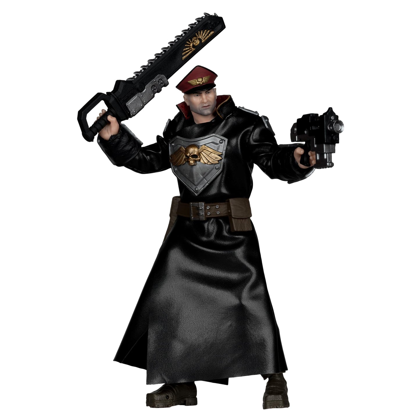 McFarlane Toys Warhammer 40,000 Commissar 7in Figure – Ultra Articulation & Window Box