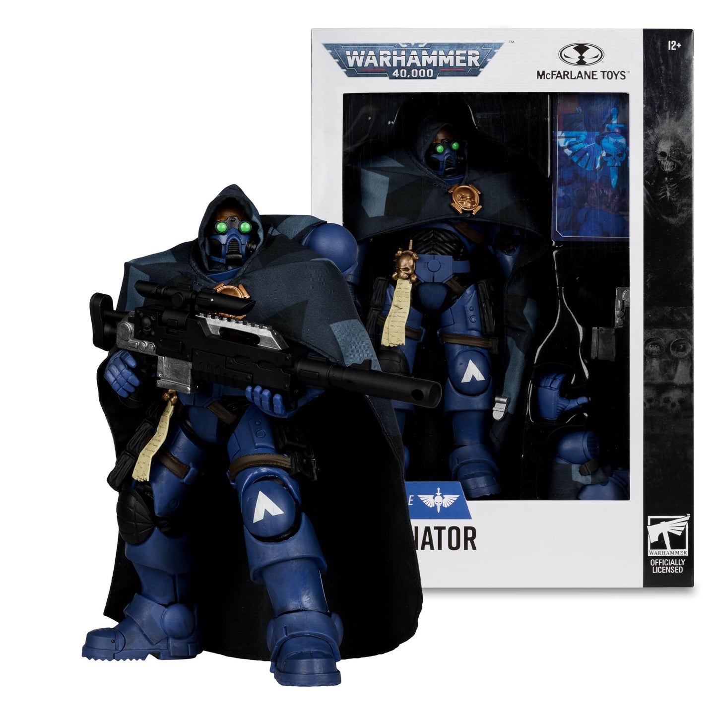 McFarlane Toys Warhammer 40,000 Eliminator Space Marine 7 Inch Figure - Collectible Miniature