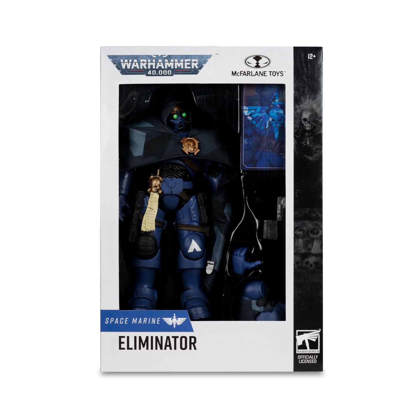 McFarlane Toys Warhammer 40,000 Eliminator Space Marine 7 Inch Figure - Collectible Miniature