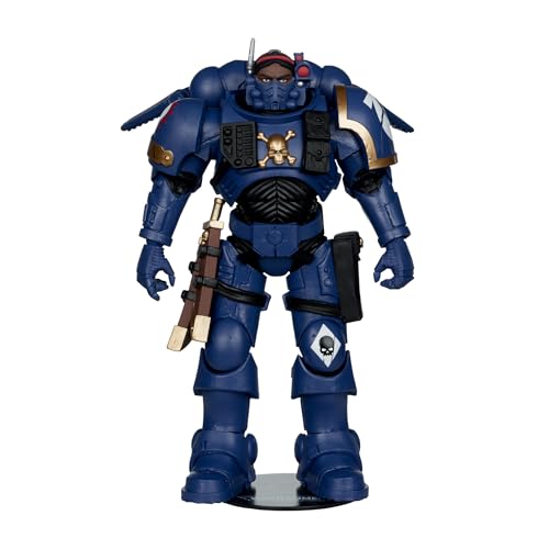 McFarlane Toys Warhammer 40,000 Lieutenant in Phobos Armour – Ultramarines 7-Inch Figure
