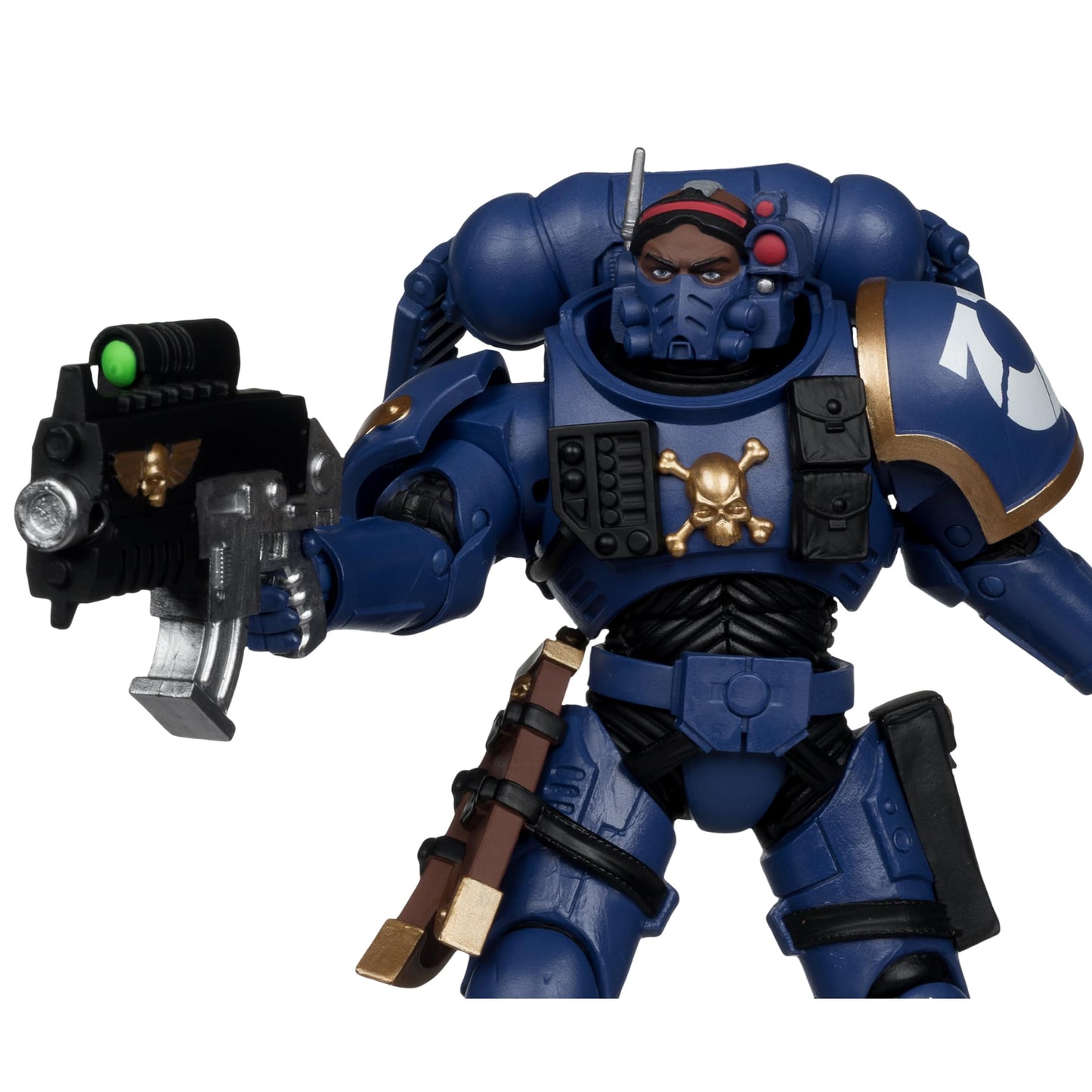 McFarlane Toys Warhammer 40,000 Lieutenant in Phobos Armour – Ultramarines 7-Inch Figure