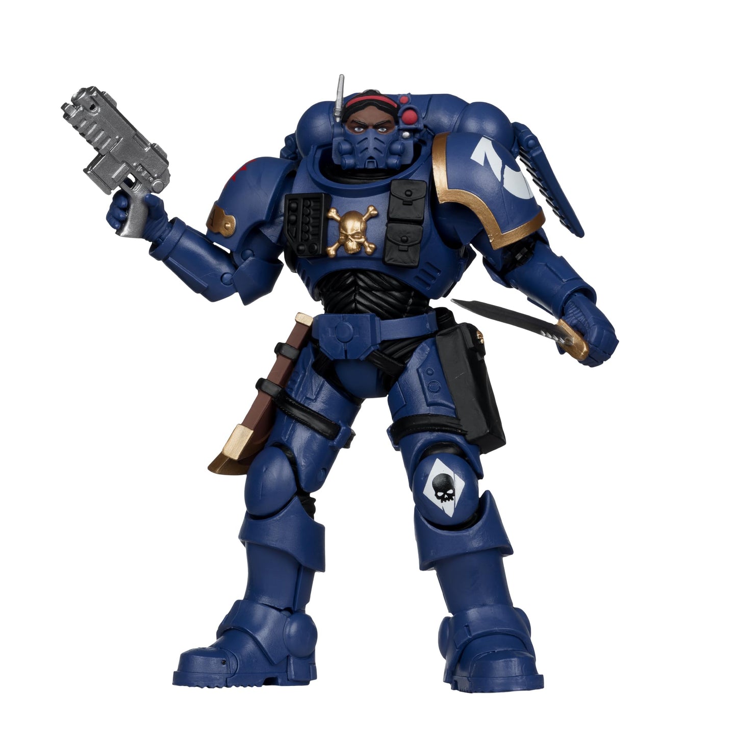 McFarlane Toys Warhammer 40,000 Lieutenant in Phobos Armour – Ultramarines 7-Inch Figure