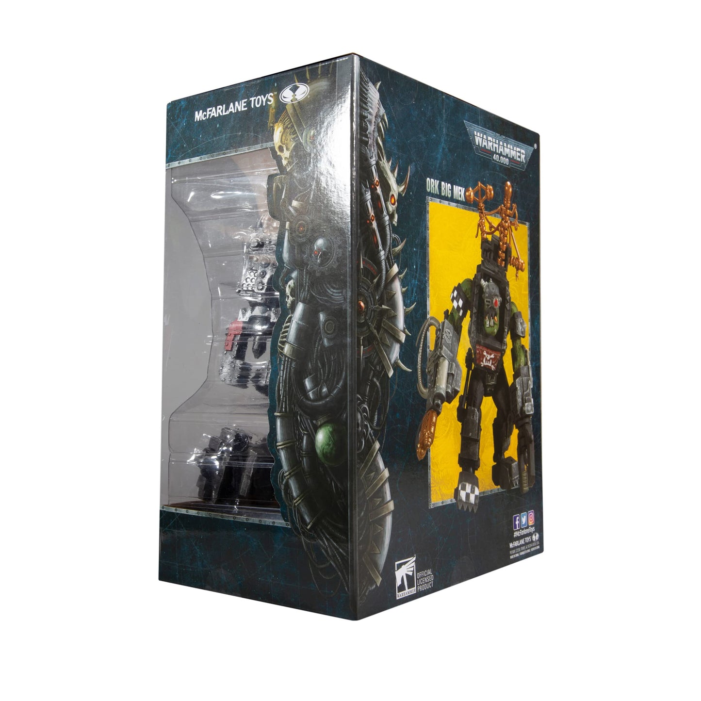 McFarlane Toys Warhammer 40,000 Ork Big Mek Mega Action Figure with Accessory | 7” Scale