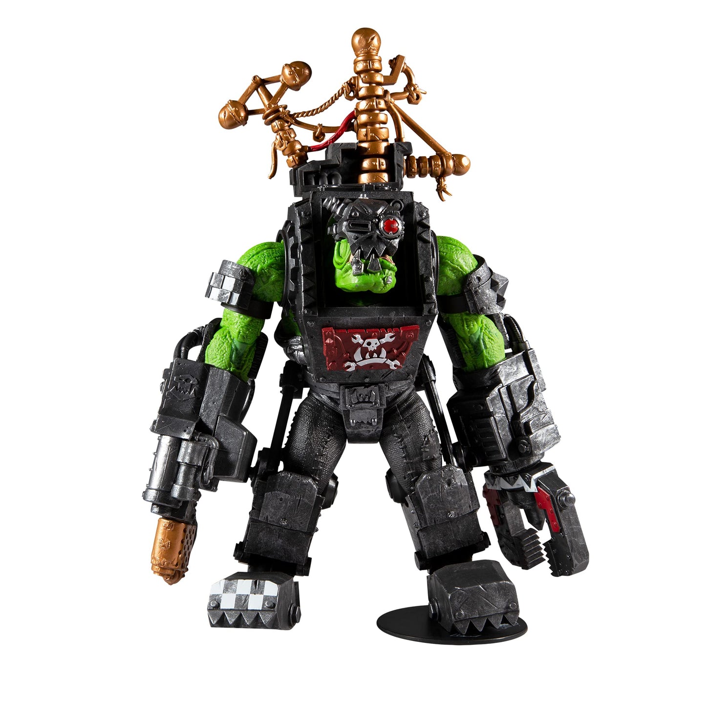 McFarlane Toys Warhammer 40,000 Ork Big Mek Mega Action Figure with Accessory | 7” Scale